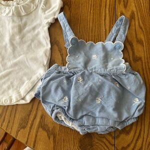 Janie and Jack Light Blue Baby Outfit